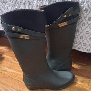 💚💙❤️  Tommy Hilfiger TW Coree Rain Boots Size 7